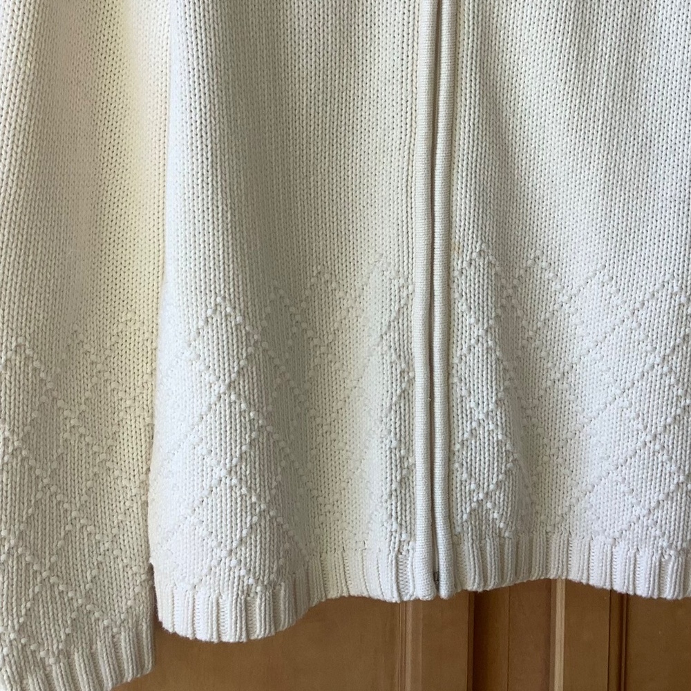 CLASSIC LIZ CLAIBORNE COTTON CARDIGAN - Picture 6 of 8